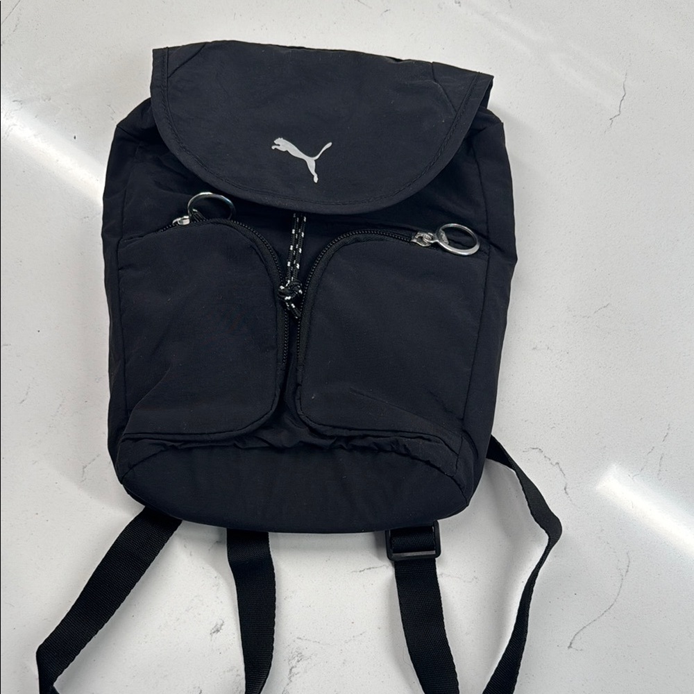Puma Black Small Backpack